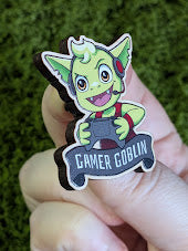 Gamer Goblin Wooden Pin | Eco Wood Hobby Goblin