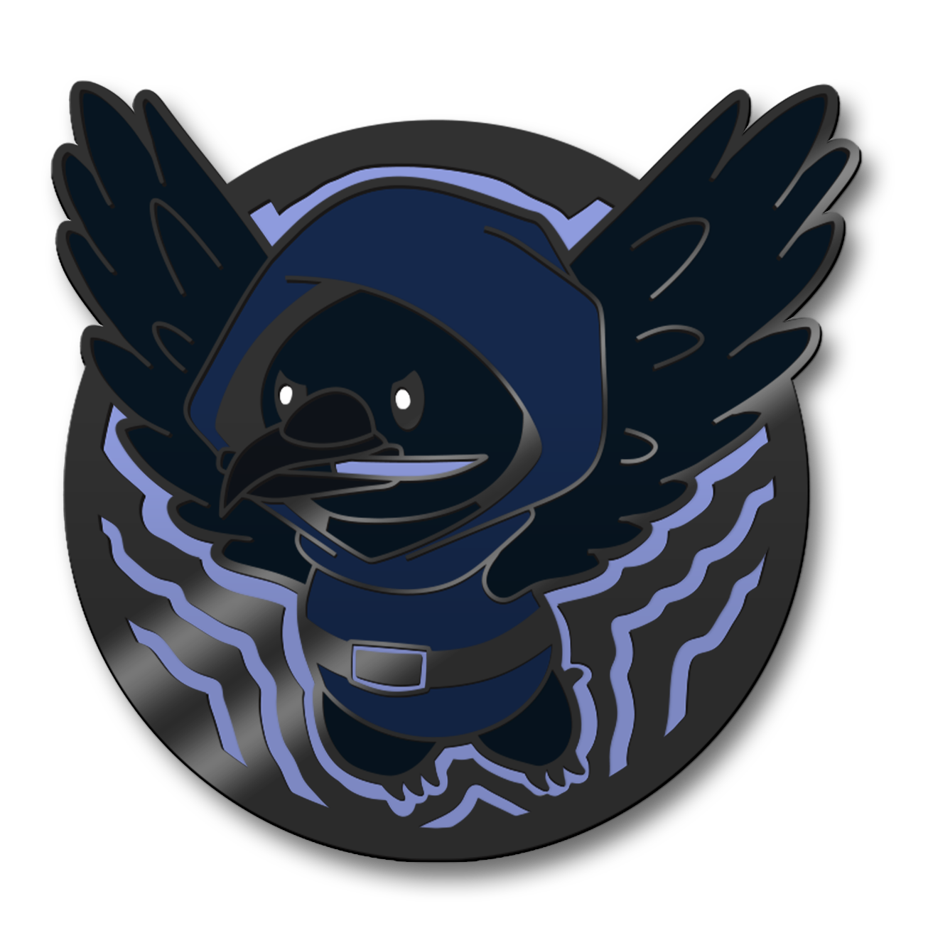 Crow Rogue Hard Enamel Pin | PREORDER | Critter Quest Collection
