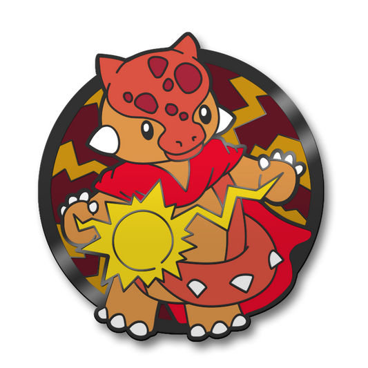 Dinosaur Sorcerer Hard Enamel Pin | PREORDER | Critter Quest Collection