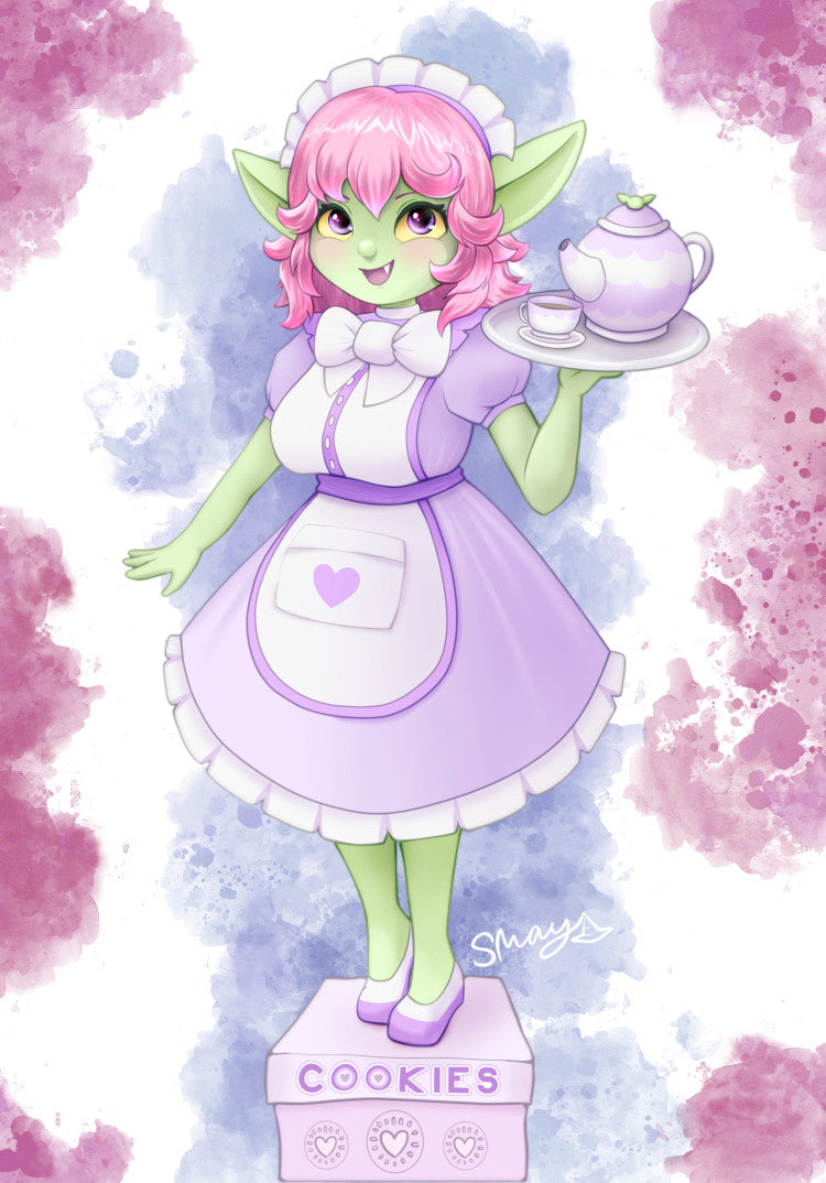 Biscuit the Maid Cafe Goblin