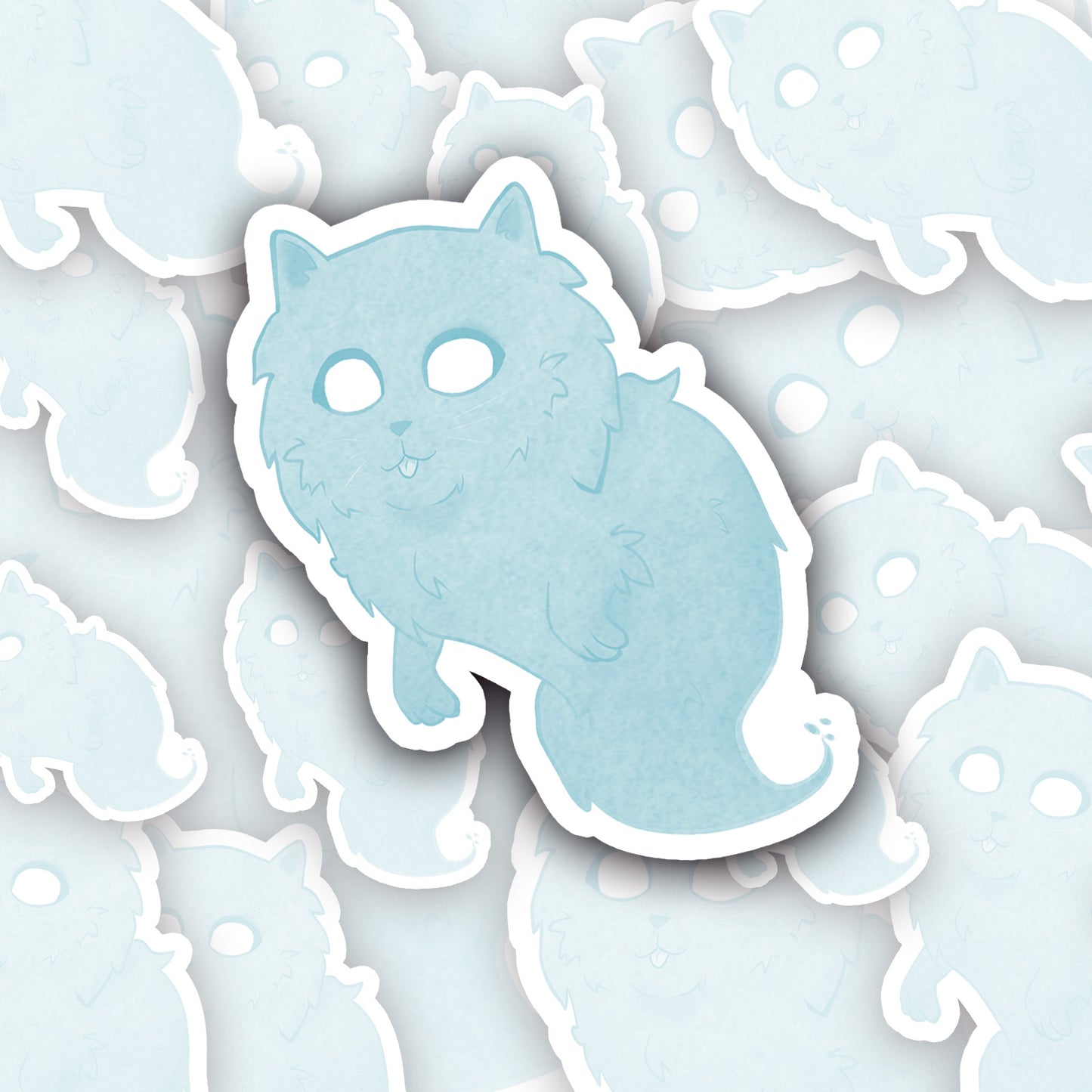Fantasy Cat Familiar Vinyl Sticker Set (9 stickers)