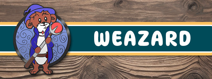 Weasel Wizard Hard Enamel Pin | PREORDER | Critter Quest Collection