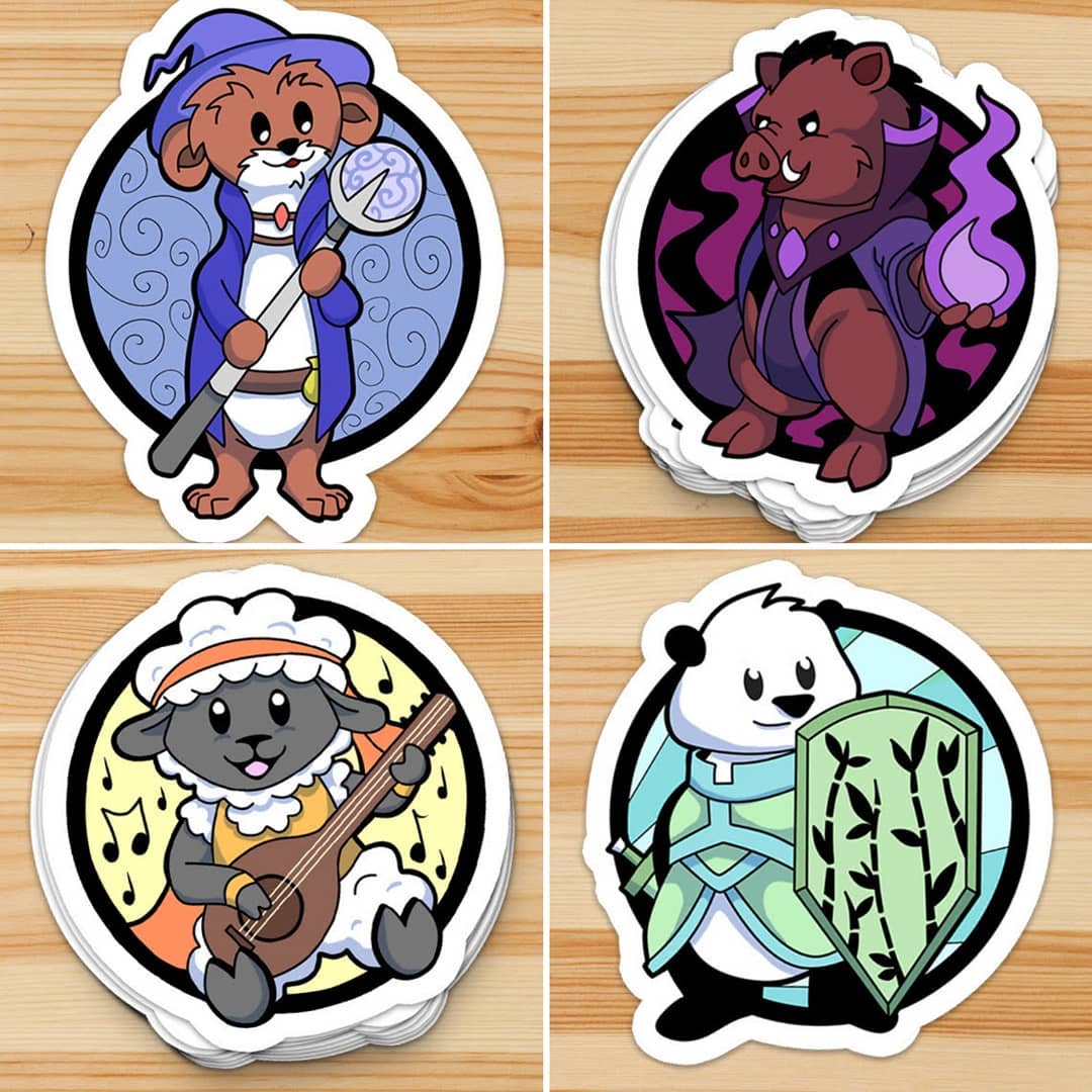 'Party Animal' Sticker set (Volume 1)