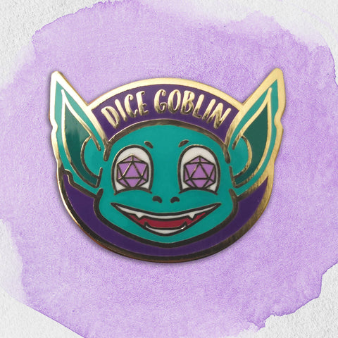 'Grapeshot' Dice Goblin Hard Enamel Pin