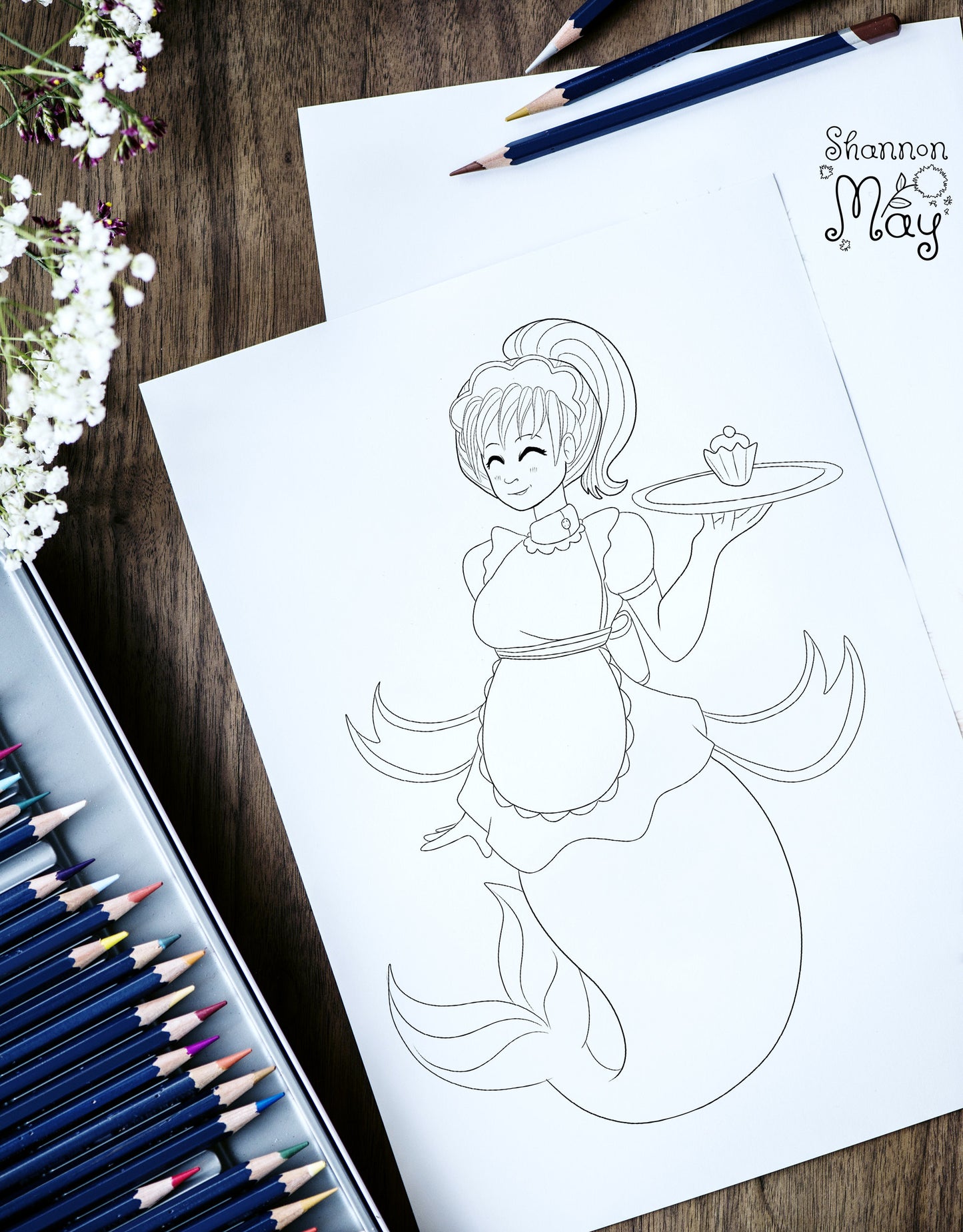 100% Mermade - Mermaid Colouring Book