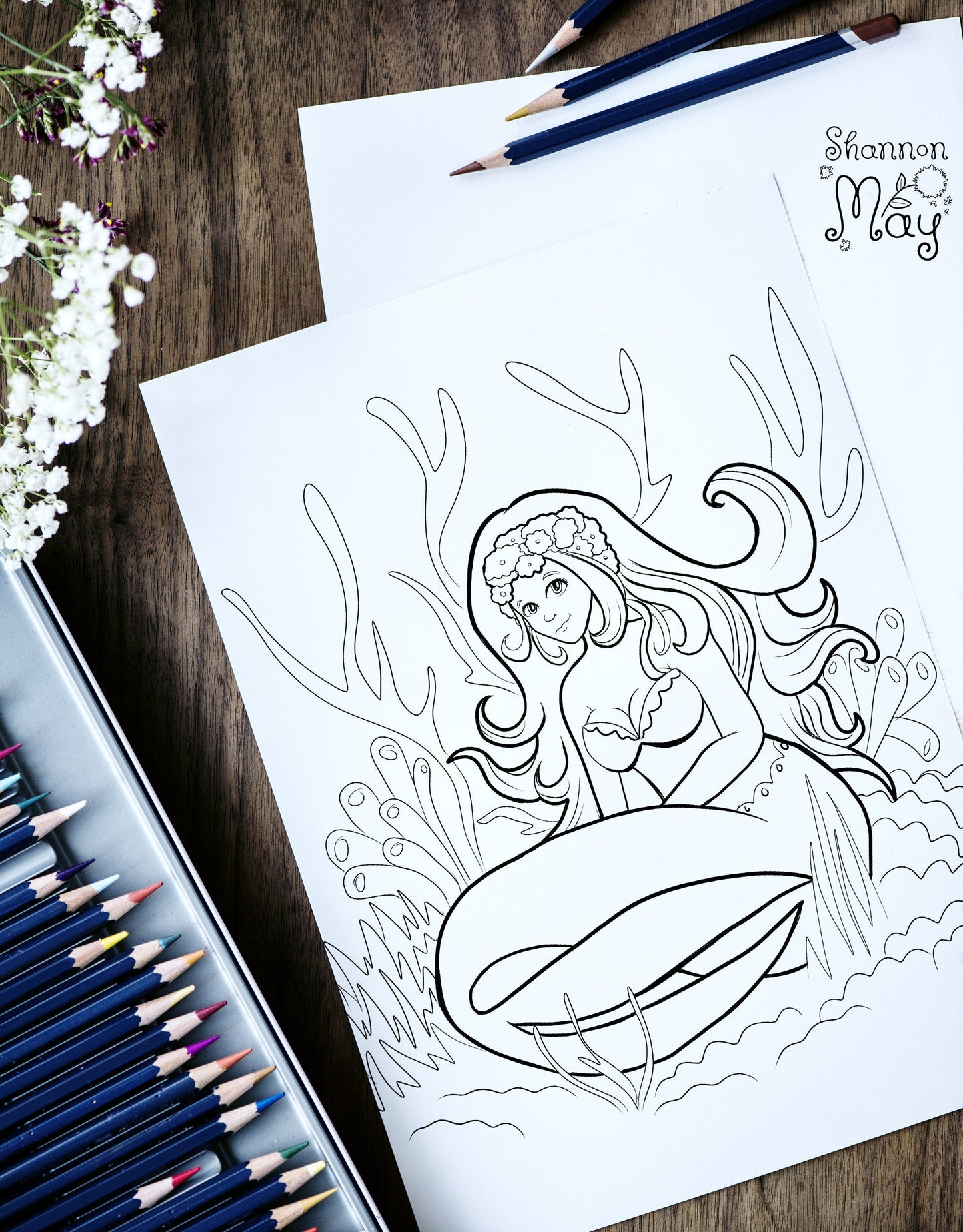 100% Mermade - Mermaid Colouring Book
