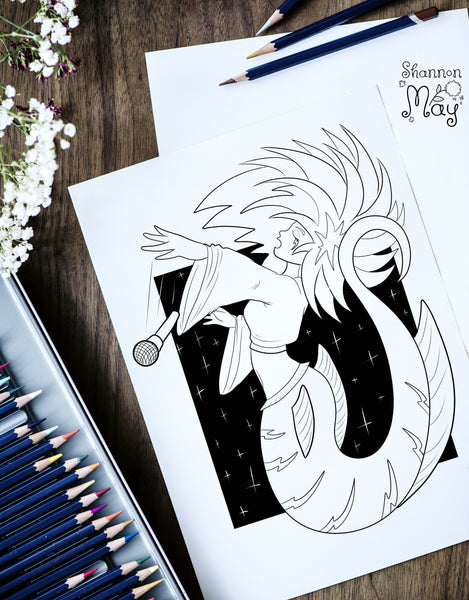 100% Mermade - Mermaid Colouring Book