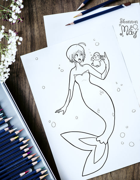 100% Mermade - Mermaid Colouring Book